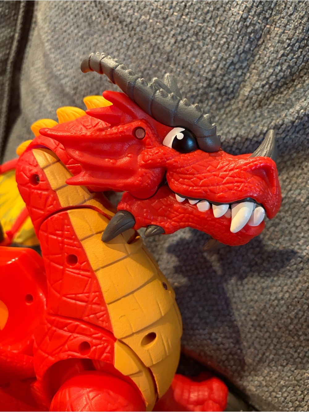 Fisher-Price Red and Yellow Dragon Action Figure